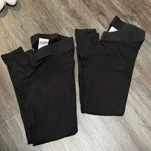 BumpStart under the belly black leggings